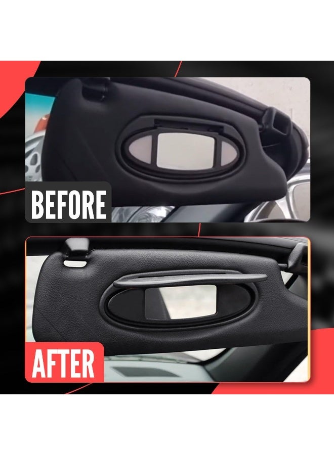 قطع غيار غطاء حمام الشمس الجانبي للسائق أو الركاب من غطاء مرآة ماكياج حمام الشمس لنماذج بورشه 996/997-911 986/987 من 1996 إلى 2010 - Image 3